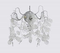 Бра 37*18 см, Crystal Lux TENERIFE AP2 SILVER Серебряный