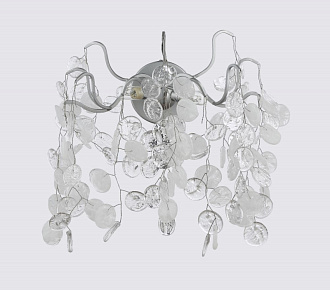 Бра 37*18 см, Crystal Lux TENERIFE AP2 SILVER Серебряный