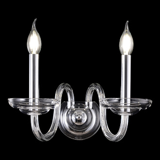 Бра 28 см, Crystal Lux ARABESQUE AP2 CHROME, хром
