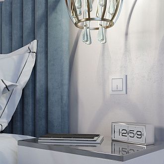 W0011105/ Рамка на 1 пост Favorit (белый матовый,стекло) Werkel 4690389159015