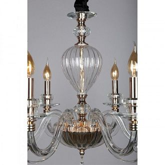 Подвесная люстра 60*80-145 см, 6*E14, 40W, Aployt Daniele APL.701.03.06, золотой