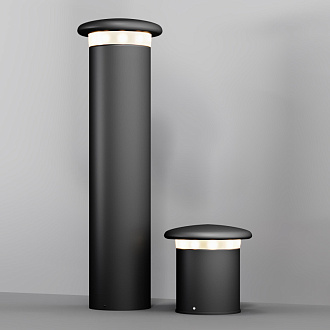 Садово-парковый светильник 21*22 см, LED, 10W, 3000К, Maytoni Grip O460FL-L10GF3K серый