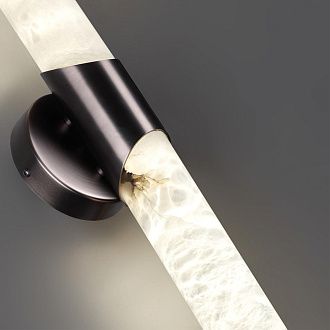 Бра 12*6*57,2 см, 1 LED*12W, 3000 К, Odeon Light Marbella, темная латунь 6673/12WL