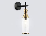 Бра 14*8*31- см, 1*E14*40W, K, Ambrella Light High Light LH55260, черный, латунь