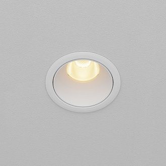 Встраиваемый светильник DL115-10W-2.7K-W **-8,2 см, *LED*10W, K, Maytoni technical Dip DL115-10W-2.7K-W, Белый, вр 6 см