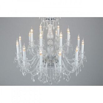 Подвесная люстра 105*145-190 см, 18*E14, 60W, Aployt Ketrin APL.812.03.18, хром