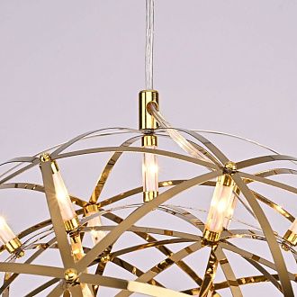 Люстра Mi Raimond Lamp D40 Gold 41*41*41 см, 42*LED*3W, ImperiumLoft 256143-22, Хром