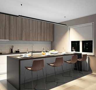 Линейный светильник Denkirs DK9254-BK черный