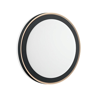 Cветильник 39*7 см, LED 48W, 3000-4200-6300 К, IP43, белый/черный/медный, пластик Sonex Akuna, 7620/DL