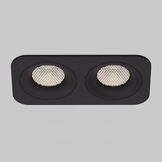Светильник встраиваемый Tetro 20W 4000K черный IP44 15277/LED Elektrostandard  4690389217937, a071317