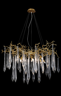Люстра 100 см, Crystal Lux REINA SP8 D1000 GOLD PEARL Золото