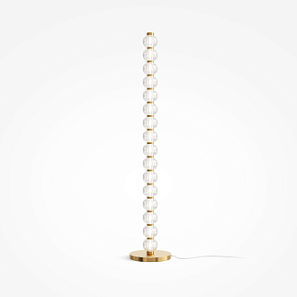 Торшер 25*25*132 см, LED, 33W, 3000К, Maytoni Amulet MOD555FL-L23G3K золотой