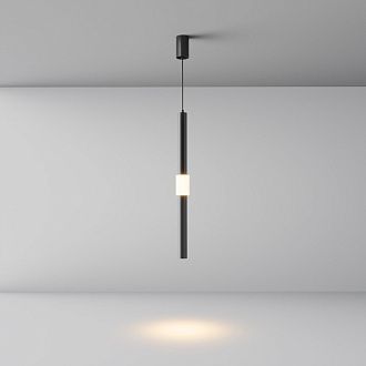 Подвесной светильник 3,5*3,5*58 см,  LED, 12W, 3000К, Maytoni Technical Jelly P105PL-12W3K-B черный