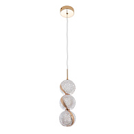 Подвесной светильник 10*10*200 см, LED 15W, 4000K, Золото MODESTYLE MS.89120.1