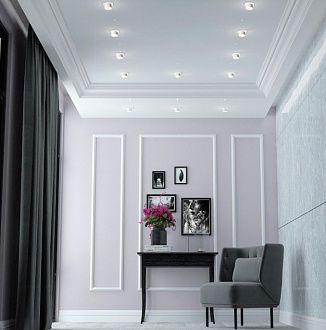 Встраиваемый светильник Novotech LIRIO 370718, белый, вр 7 см