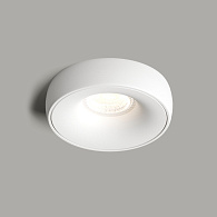 Светильник встраиваемый 9,8*9,8*3 см, вр 7 см, 1*GU10*50W, Denkirs Borre DK2045-WH, белый