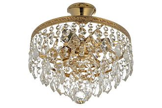 Люстра потолочная *30*31 см, 4*E27*60W, Arti Lampadari Castellana Gold Castellana E 1.3.30.602 G, Золото