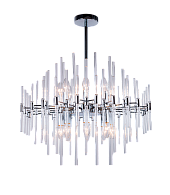 Люстра Ø620 x H500, мм, 16*40W (640W), CHROME (Хром) NewRgy 2414R/16 CHR