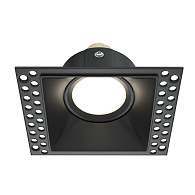Встраиваемый светильник GU10*50W Maytoni Technical Dot, Черный DL042-01-SQ-B, вр 8 см