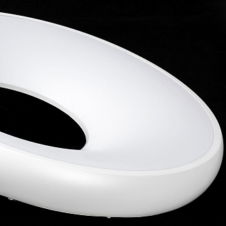 Подвесной светильник 50*35-160 см, 1*LED, 60W, 3000K, Lussole Crook LSP-7363, белый