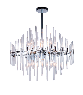 Люстра Ø620 x H500, мм, 16*40W (640W), CHROME (Хром) NewRgy 2414R/16 CHR