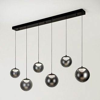 Светильник 120** см, LED*38W, 3000-6000K, Modelux  ML.2338.6 BK, Чёрный