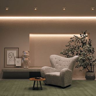Светодиодная лента Ultra 24В 2835 20Вт/м 3000К 5м IP 20 201111 Maytoni Technical, цена за метр, катушкой по 5 м
