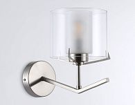Бра 28*15*22- см, 1*E14*40W, K, Ambrella Light High Light LH57004, никель