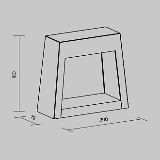 Светильник настенный 18*20*7,9 см, LED, 18W, 3000К, Maytoni Cont O464WL-L18GF3K черный