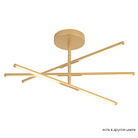 Светильник 72 см, 32W, 3000K, Crystal Lux LARGO PL32W D730 GOLD, золото