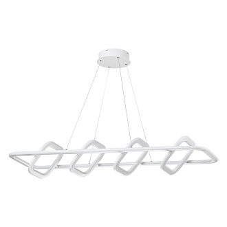 Светильник диммируемый, пульт ДУ 120*31*200 см, LED 175 W, 4000К Белый Novotech Over 359184 IP20