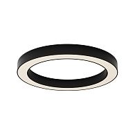 Потолочный светильник 60*6 см, *LED*45W, 3000K, Maytoni Lua C093CL-45W3K-B, Черный