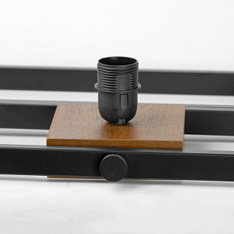 Торшер 25*180 см, 3*E27 Lussole Prairie LSP-0654 коричневый