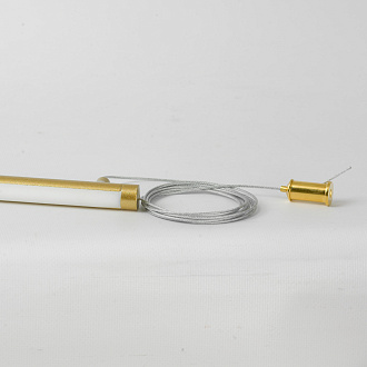 Линейно-подвесной светильник 120*35 см, 1*LED*20W 4000K Lussole Gilmer LSP-0933 матовое золото