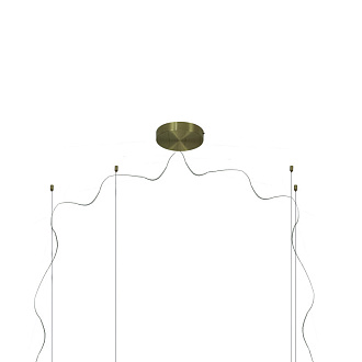 Подвесной светильник *112*200 см, LED *  70W, 3000К Mantra Shell 7356, золотой