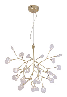 Светильник подвесной 72 см, Crystal Lux EVITA SP36 GOLD/TRANSPARENT Золотой