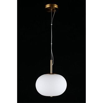 Подвесной светильник 24*40-150 см, 1*LED, 15W, 4000K, Aployt ADELI APL.646.06.15, латунный