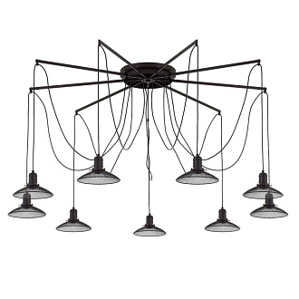 Светильник подвесной Citilux Эдисон CL451292, черный, диаметр 150 см