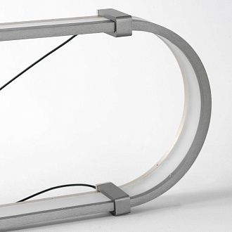 Линейно-подвесной светильник *102*45-150 см, 1*LED*40W, 4000K, Lussole Hidalgo LSP-7410, серый