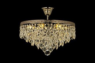 Люстра потолочная *38*32 см, 5*E27*60W, Arti Lampadari Castellana Nickel Castellana E 1.3.38.602 N, Матовый никель