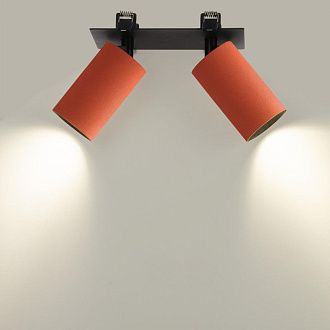 Встраиваемый светильник 18*9*-12 см, 2*GU10*10W, Citilux Axel CL512D24, Оранжевый