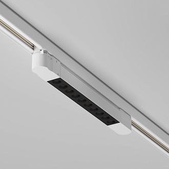 Трековый трехфазный светильник 38 см, 10W, 4000K, Maytoni Points TR195-3-10W4K-M-W, белый