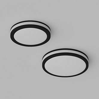 Встраиваемый LED светильник LIP0906-5W-Y3000K (черный;круглый)      Ledron
