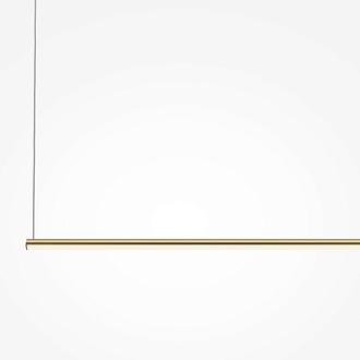 Подвесной светильник 120*1,7*316,7 см, LED, 16W, 3000К, Maytoni Halo MOD246PL-L24BSK латунный