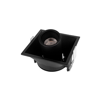Встраиваемый светильник 9*9*9 см, 1*LED*10W 4000K LOFT IT Lens 10322/B Black черный, вр 8,5 см