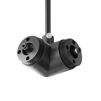 Угловой коннектор с вводом питания Maytoni Shelf CA014LC-P-B, черный
