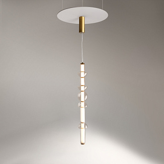 Подвесной светильник 98*16*39,5*137,5 см, LED*39W, 3000 К, Cosmo MOD210PL-L39BS3K Maytoni, Латунь