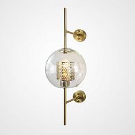 Бра CATCH WALL ball L55 brass 20*20*55 см, 1*E27*60W, ImperiumLoft CATCHWALL01, Латунь