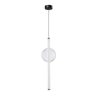 Светильник подвесной 16*60 см, 1 LED*12W, 3500 К, Arte Lamp Rigla A6839SP-12CL, Черный