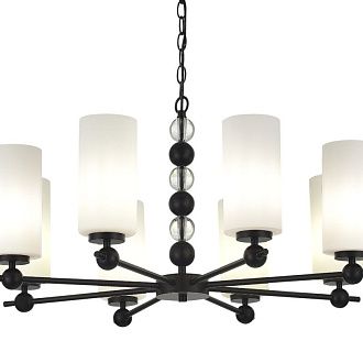 Подвесная люстра *75*99 см, 8*E27, 320W, ST-Luce Aurora SL2003.403.08, черный